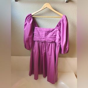 Emerson Poplin Puff Sleeve Mini Dress